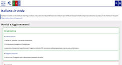 Desktop Screenshot of italianoinonda.net