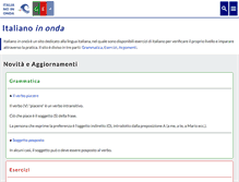 Tablet Screenshot of italianoinonda.net